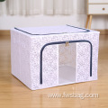 Custom nylon storage box foldable storage box for clothes with lid waterproof folding clothing quilt storage box